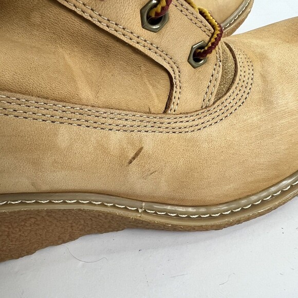Timberland Earthkeepers Amston Roll-Top Women's Wedge Boots Size 8 - Picture 5 of 8